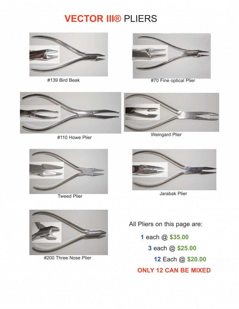 Orthodontic Instruments and Pliers PREcise ORTHODONTICS